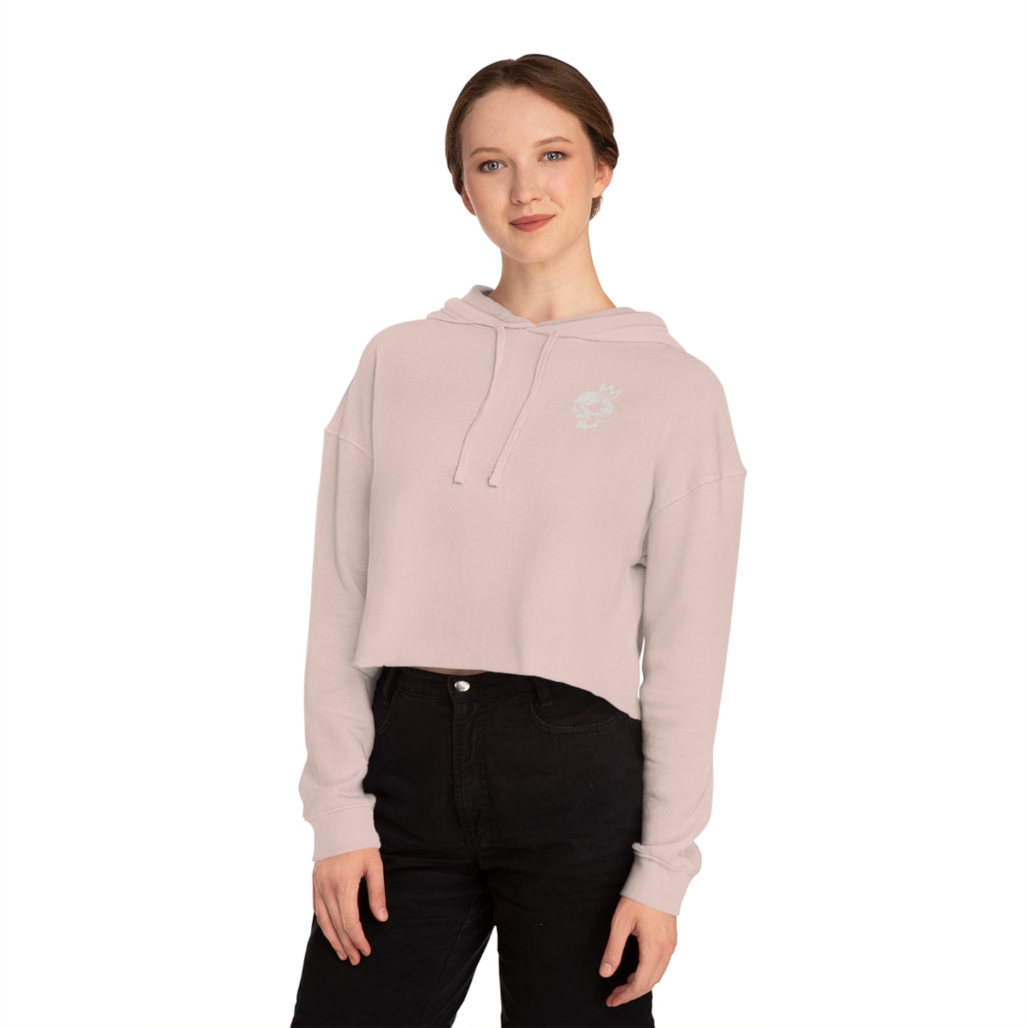 KRAZE "Bloom Vines" Women’s Cropped Hooded Sweatshirt