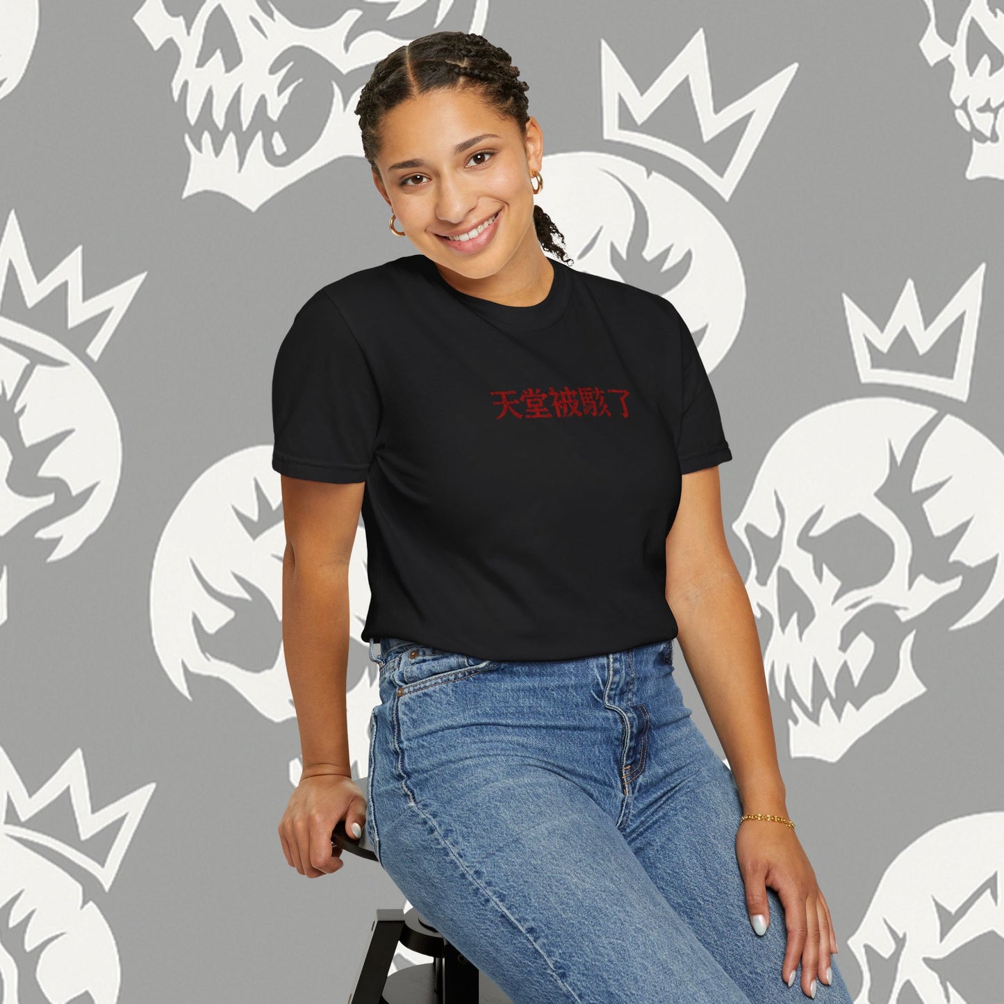 KRAZE Crimson Skulls Shirt