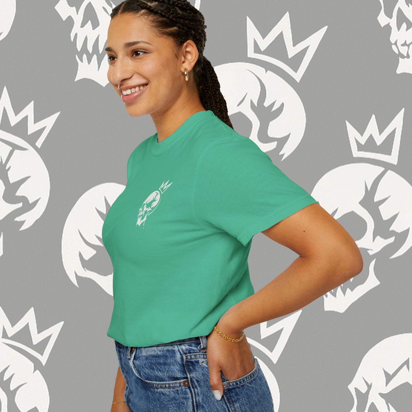 KRAZE (Ashcrown©) White Skull Shirt