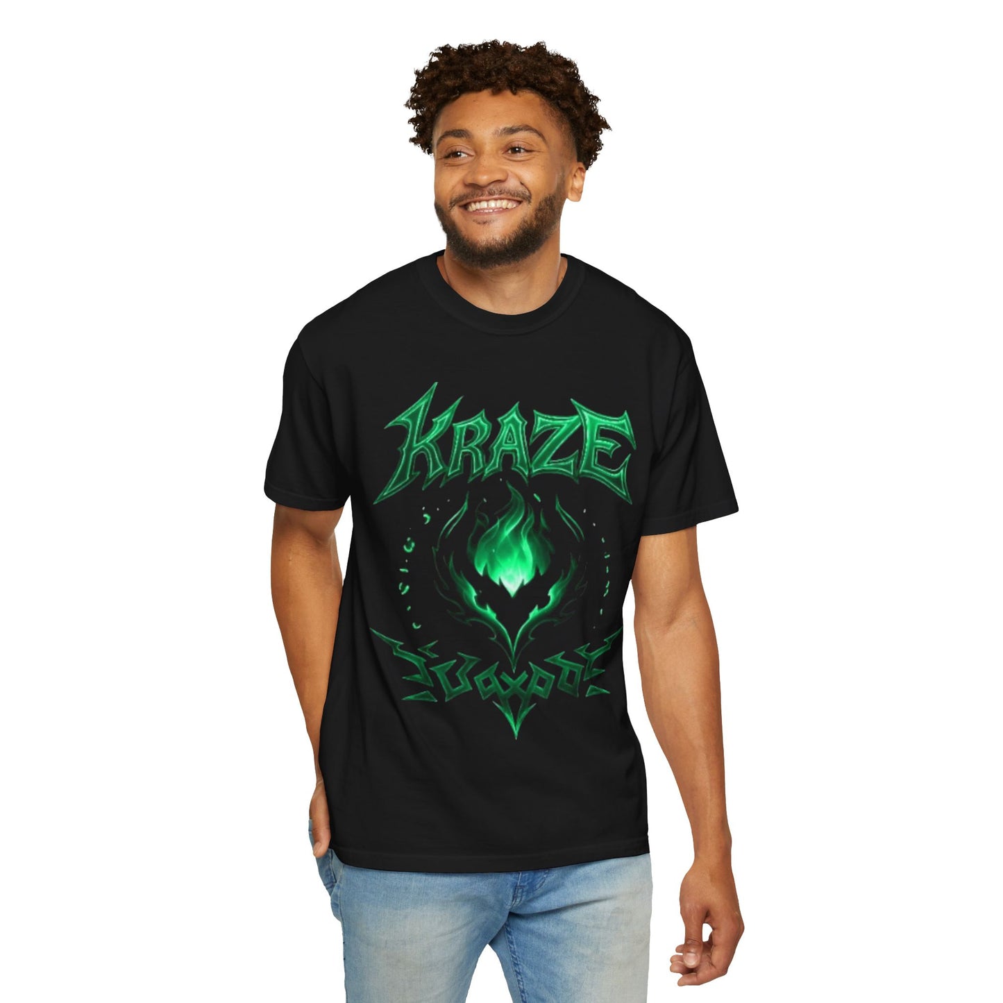 Kraze Tribal Mint Flame shirt