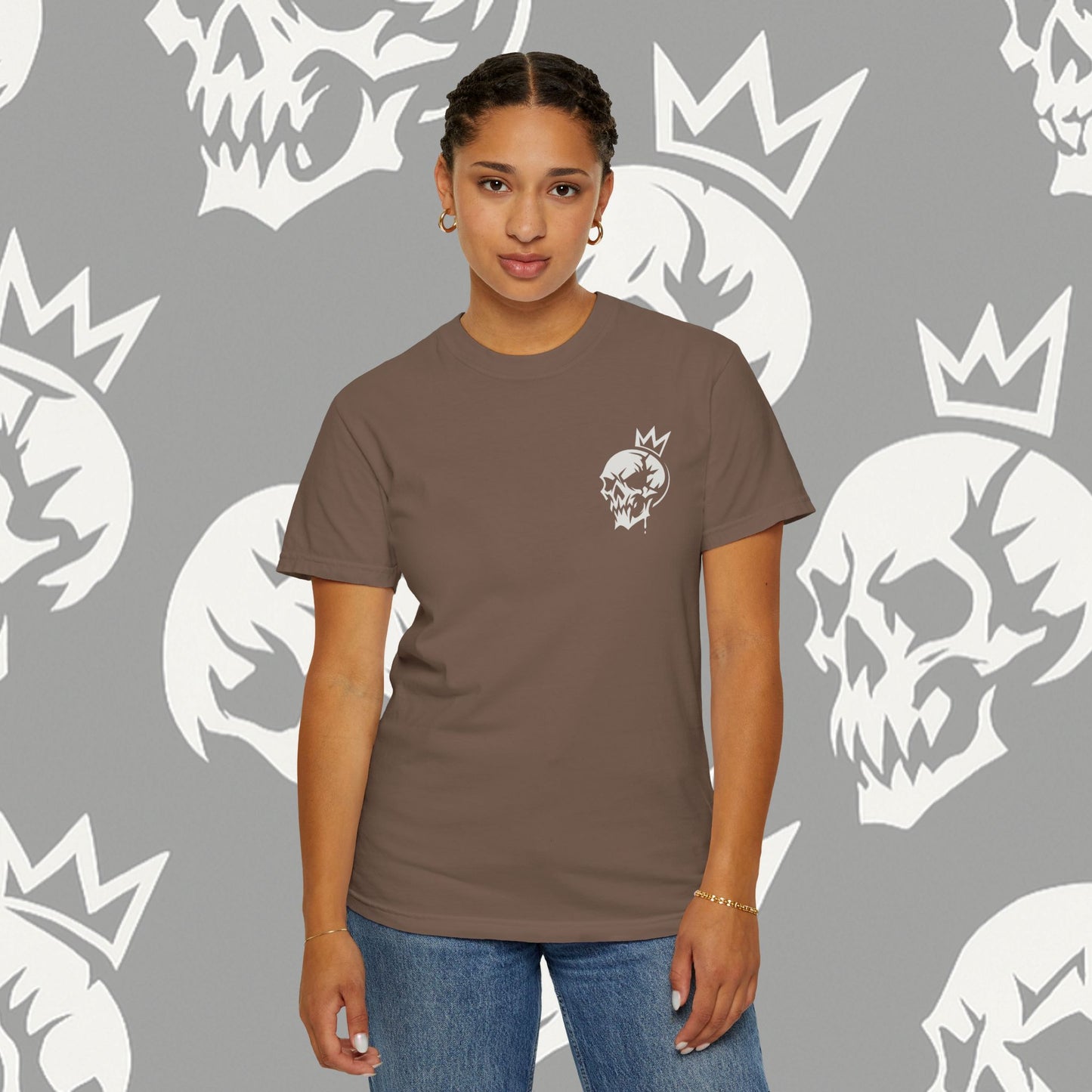 KRAZE (Ashcrown©) White Skull Shirt