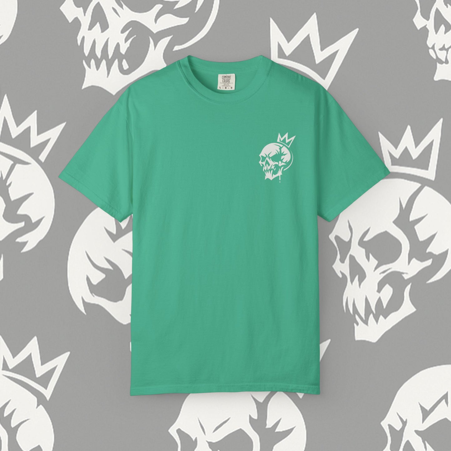 KRAZE (Ashcrown©) White Skull Shirt
