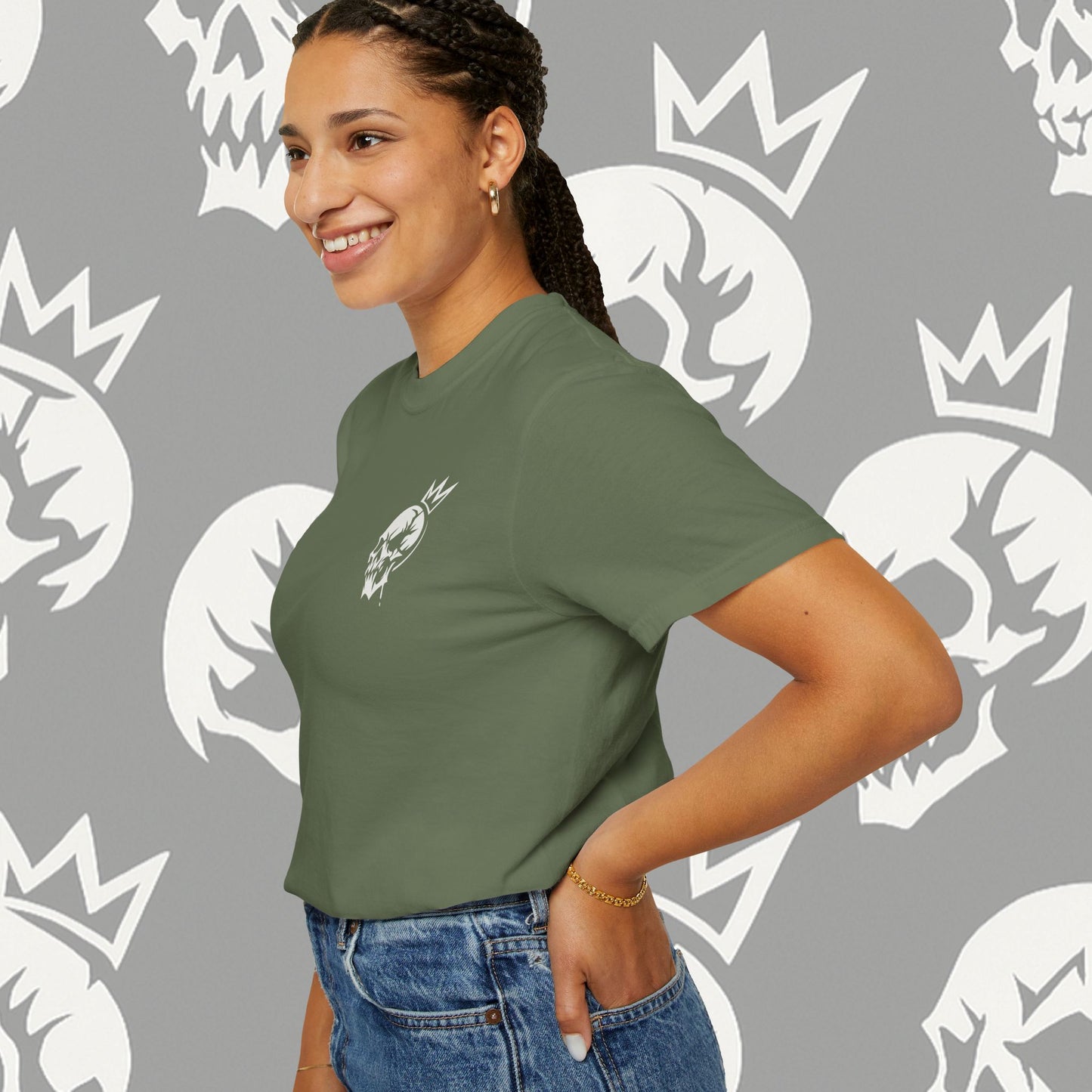 KRAZE (Ashcrown©) White Skull Shirt