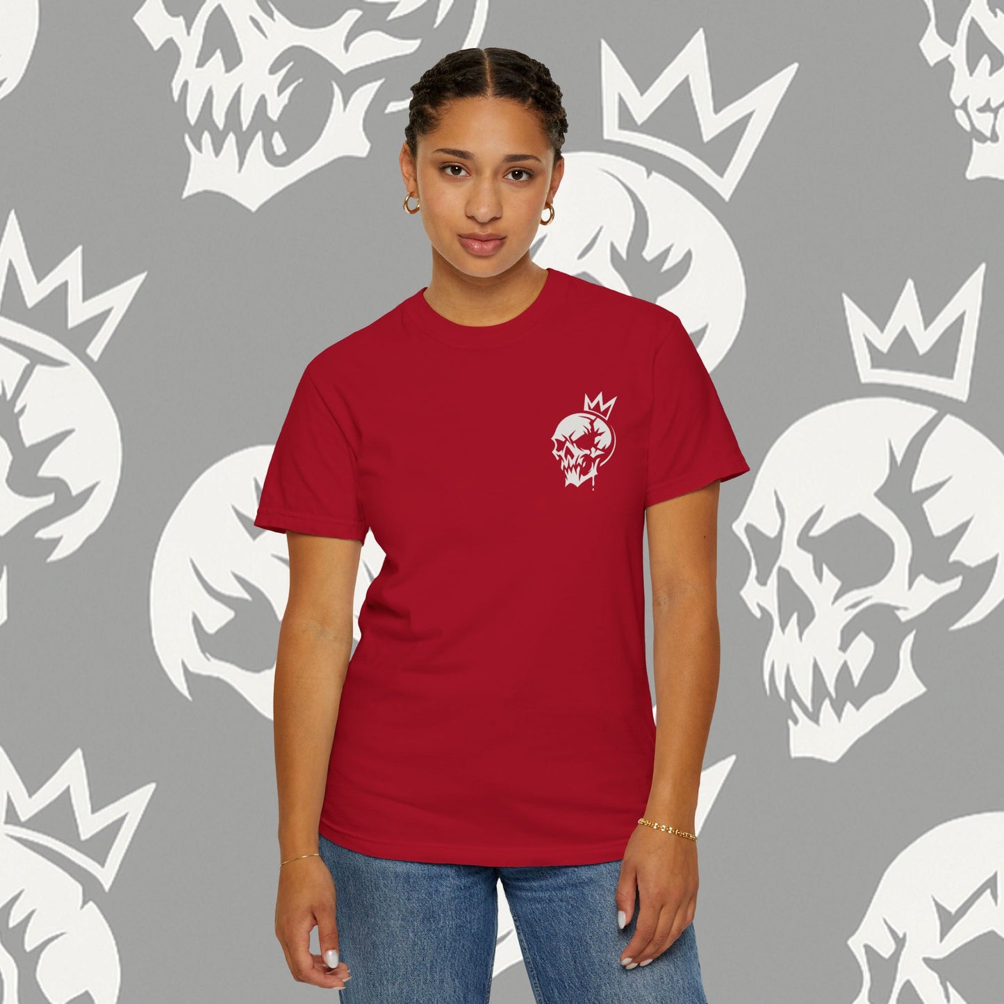 KRAZE (Ashcrown©) White Skull Shirt