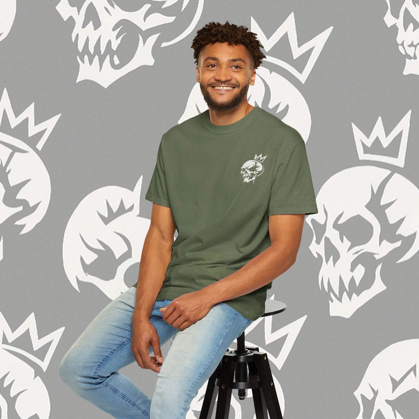 KRAZE (Ashcrown©) White Skull Shirt