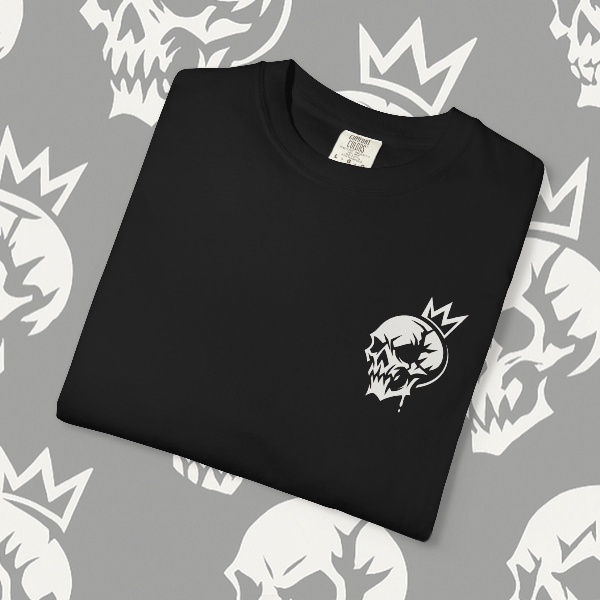 KRAZE (Ashcrown©) White Skull Shirt