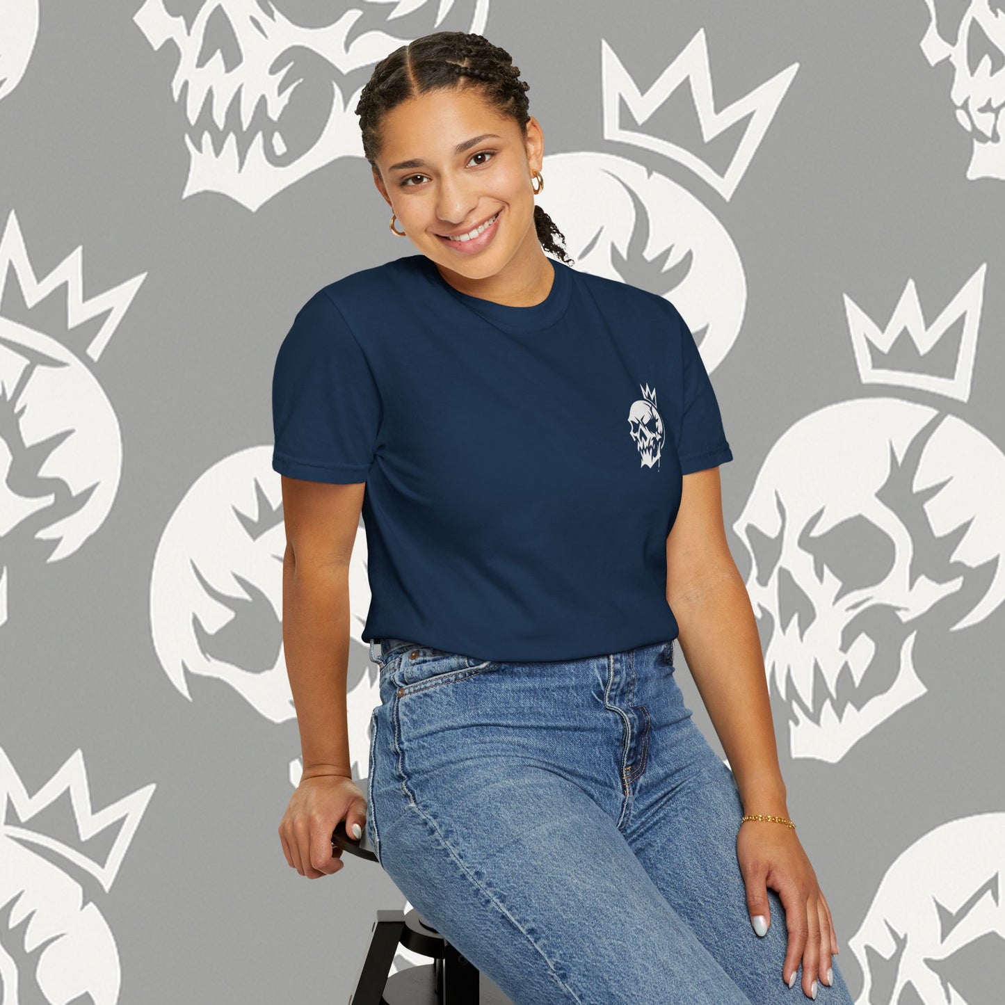 KRAZE (Ashcrown©) White Skull Shirt