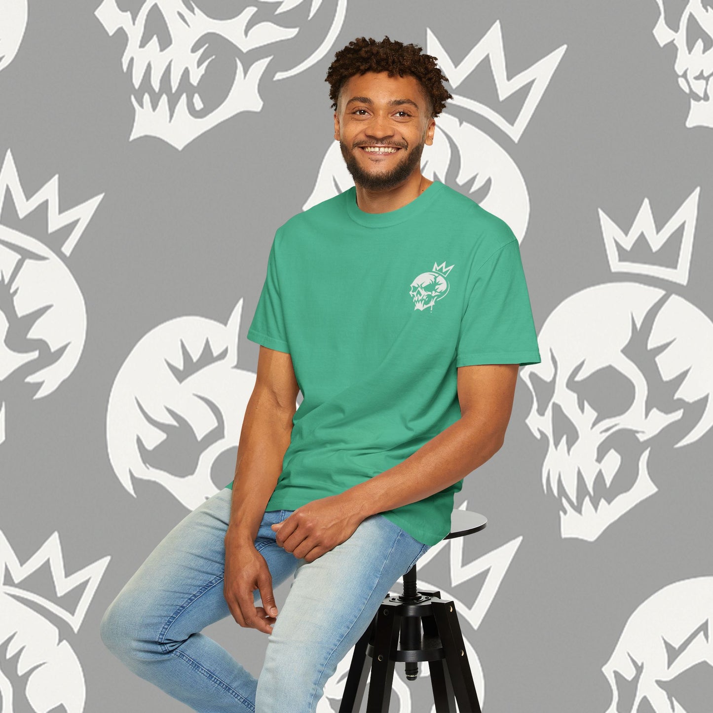 KRAZE (Ashcrown©) White Skull Shirt