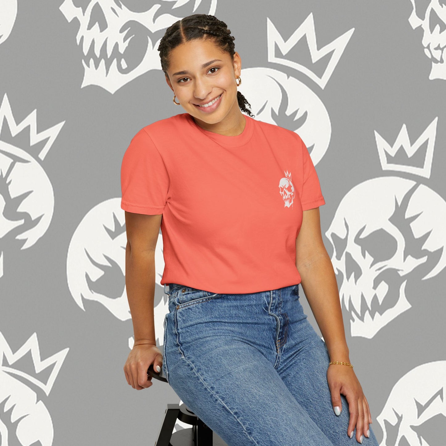 KRAZE (Ashcrown©) White Skull Shirt