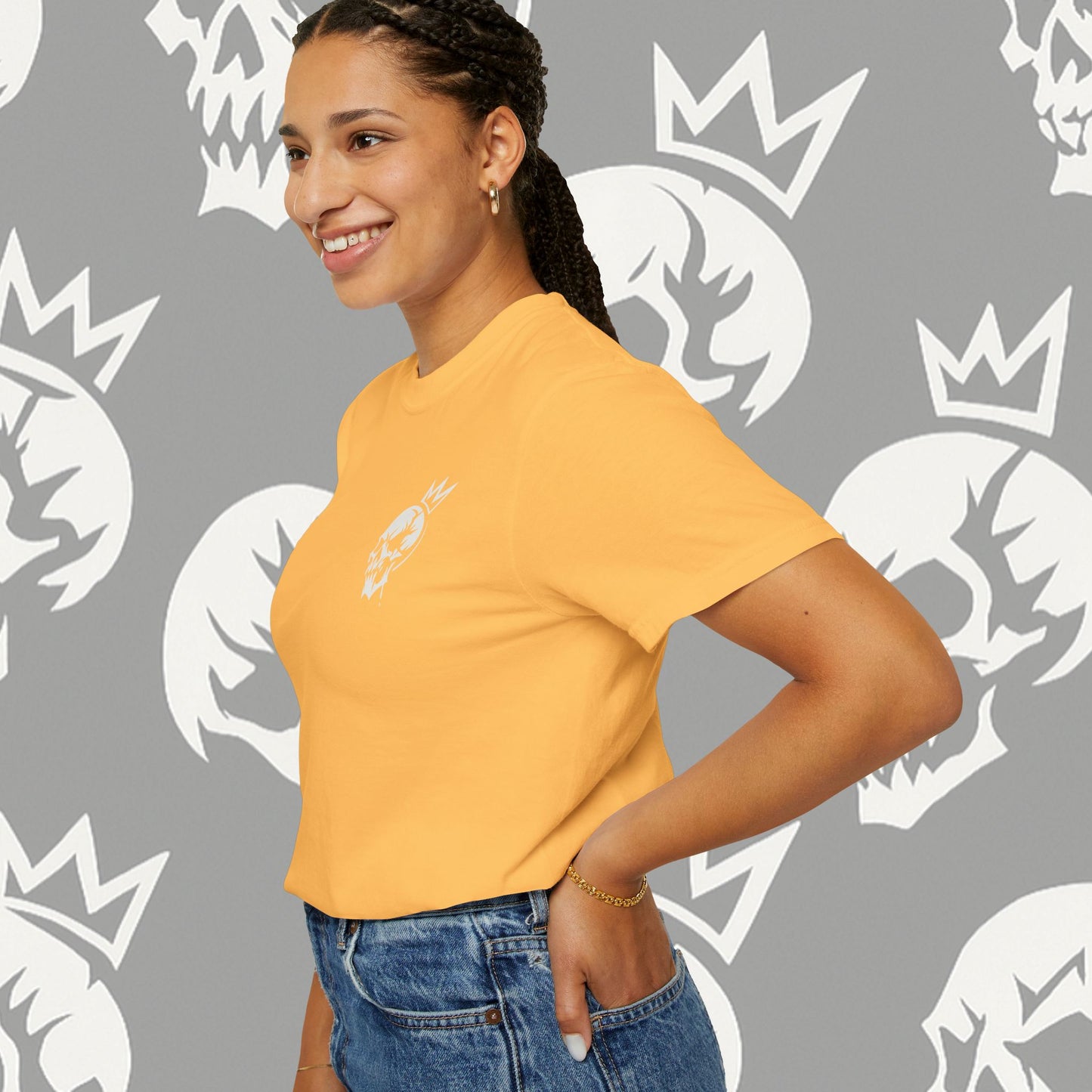 KRAZE (Ashcrown©) White Skull Shirt