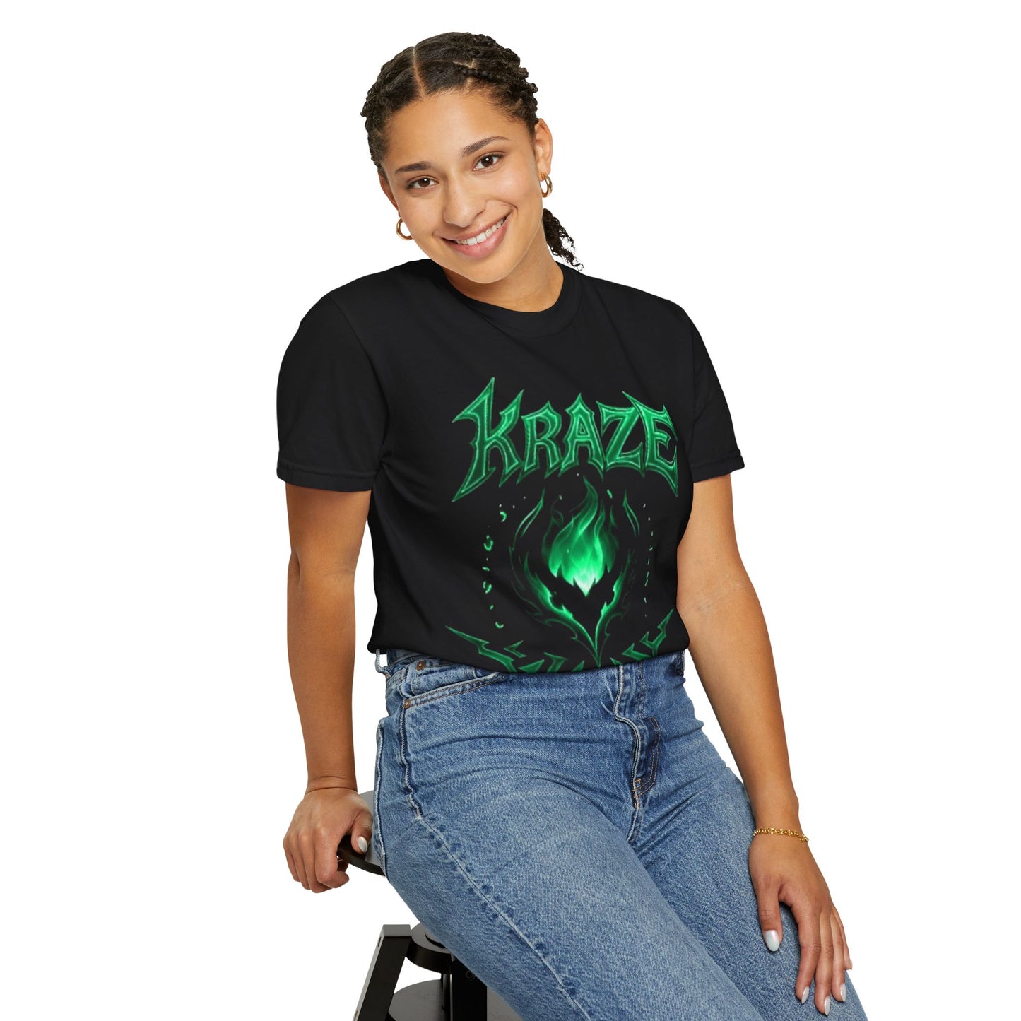 Kraze Tribal Mint Flame shirt
