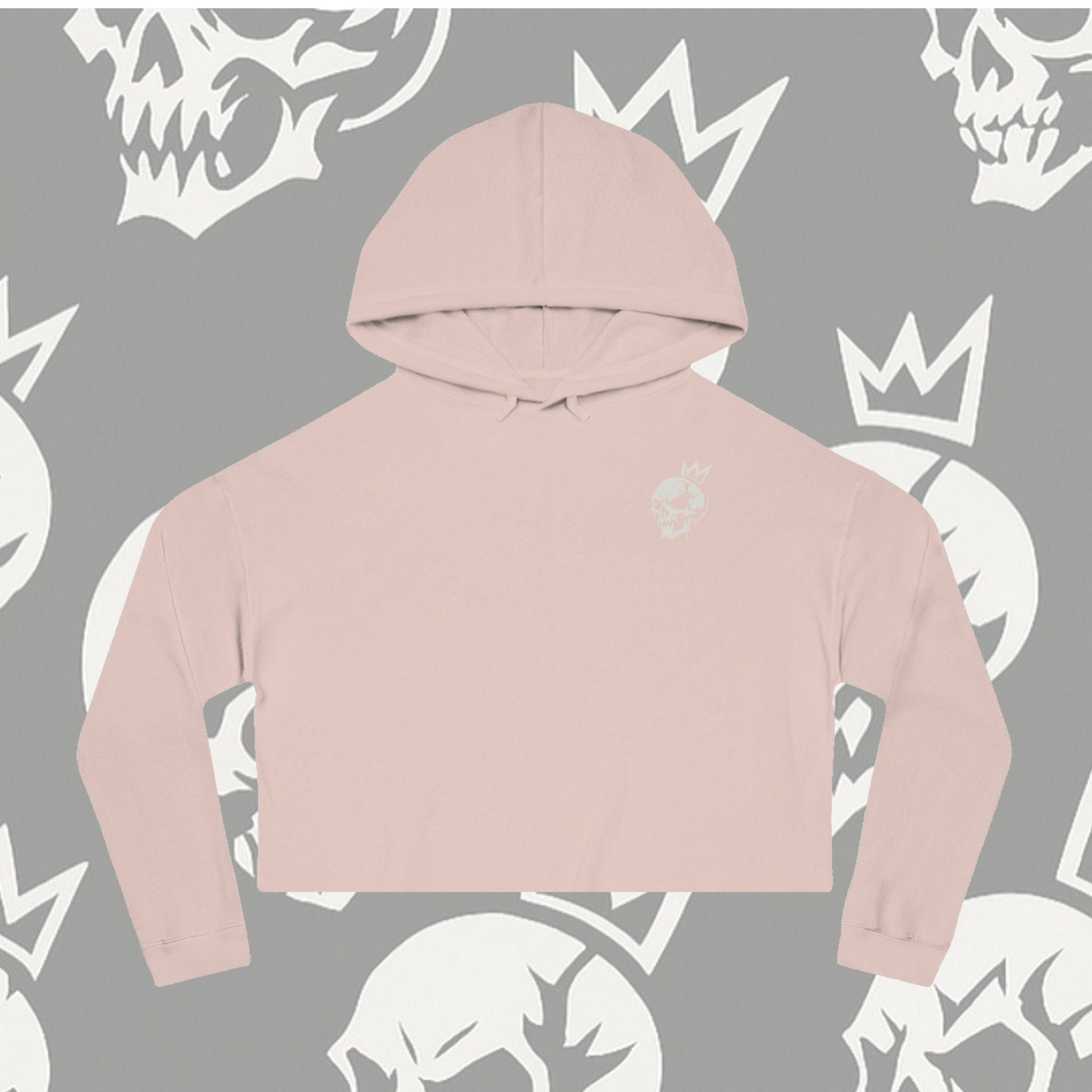 KRAZE "Bloom Vines" Women’s Cropped Hooded Sweatshirt