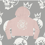 KRAZE "Bloom Vines" Women’s Cropped Hooded Sweatshirt