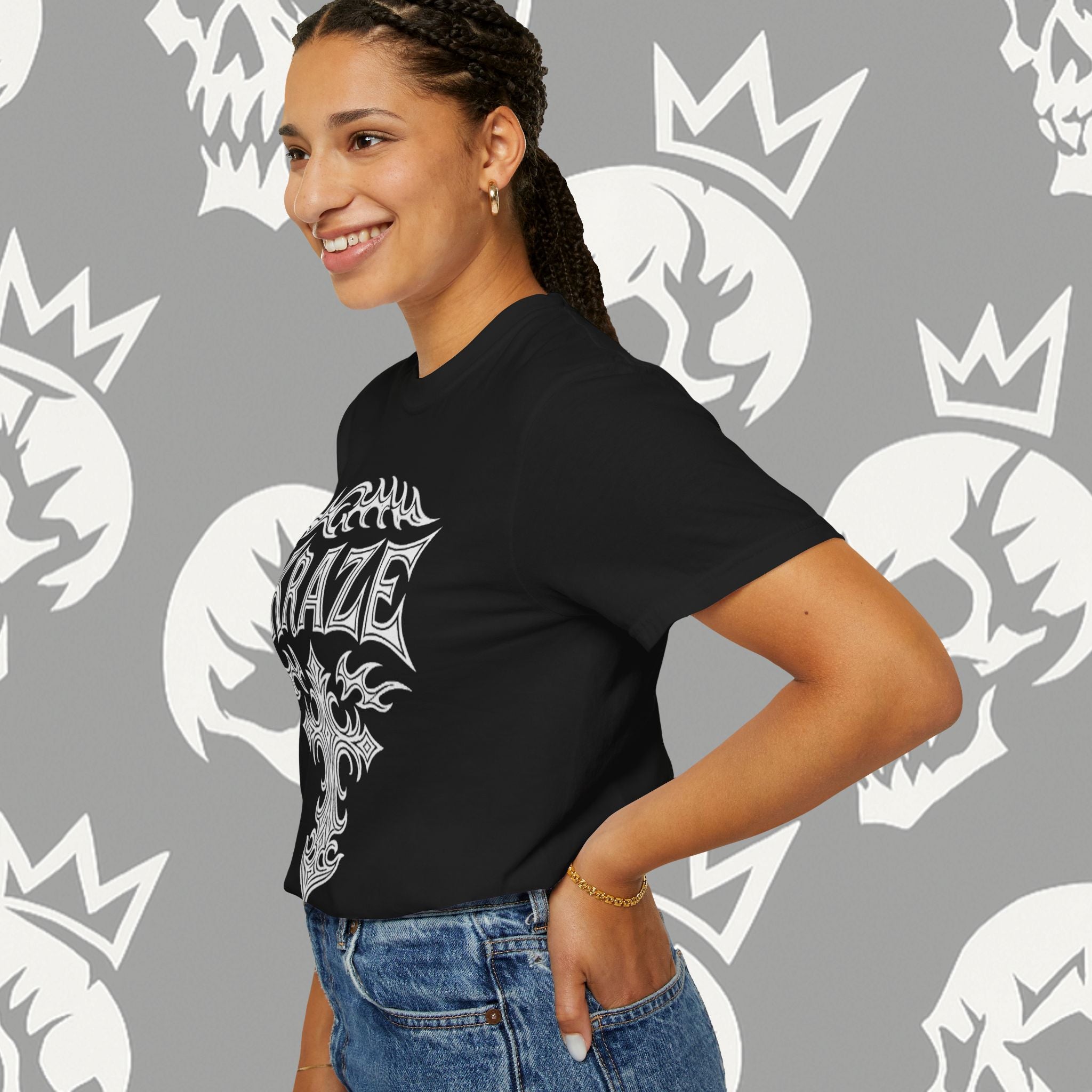 Kraze "NOIR CROSS" shirt