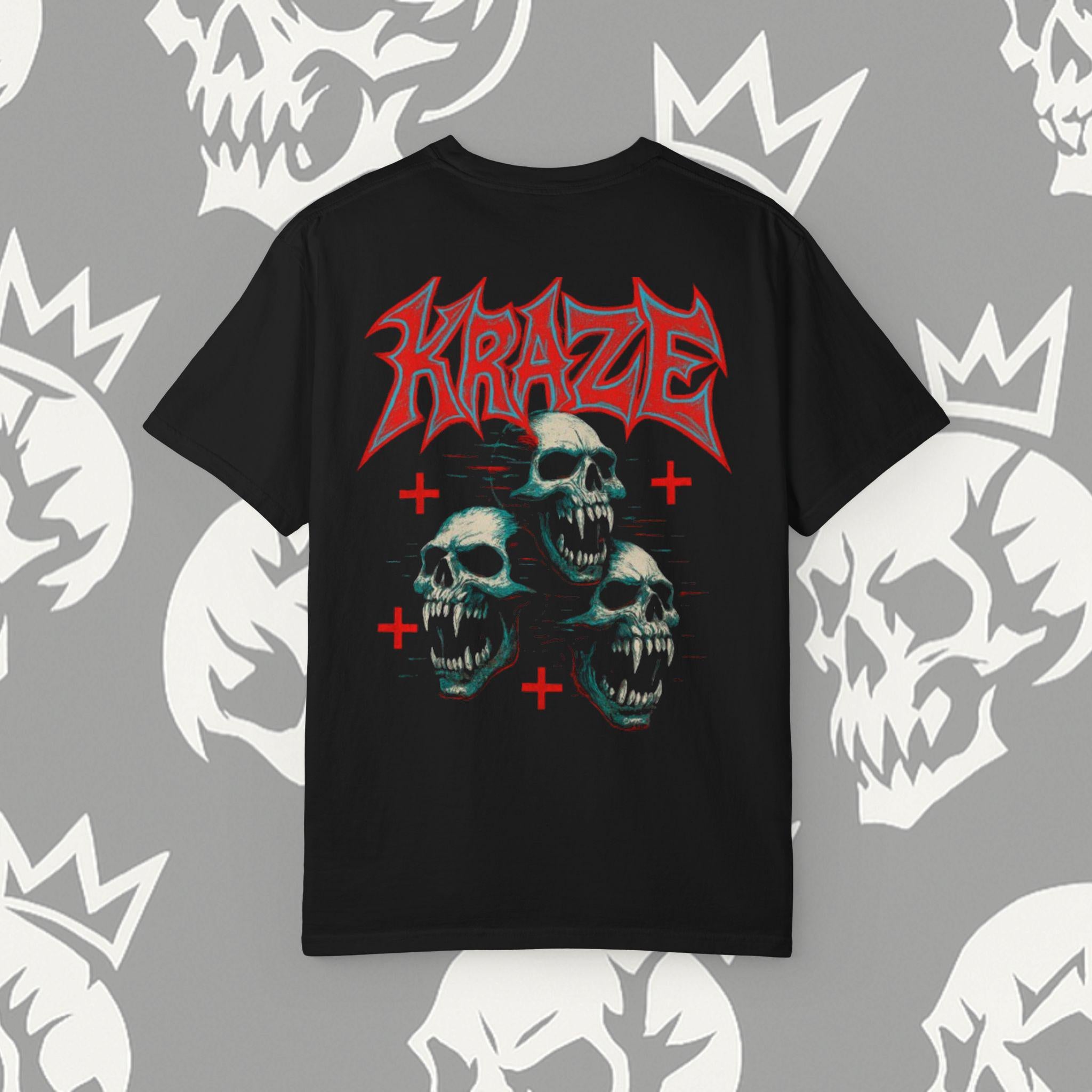KRAZE Crimson Skulls Shirt