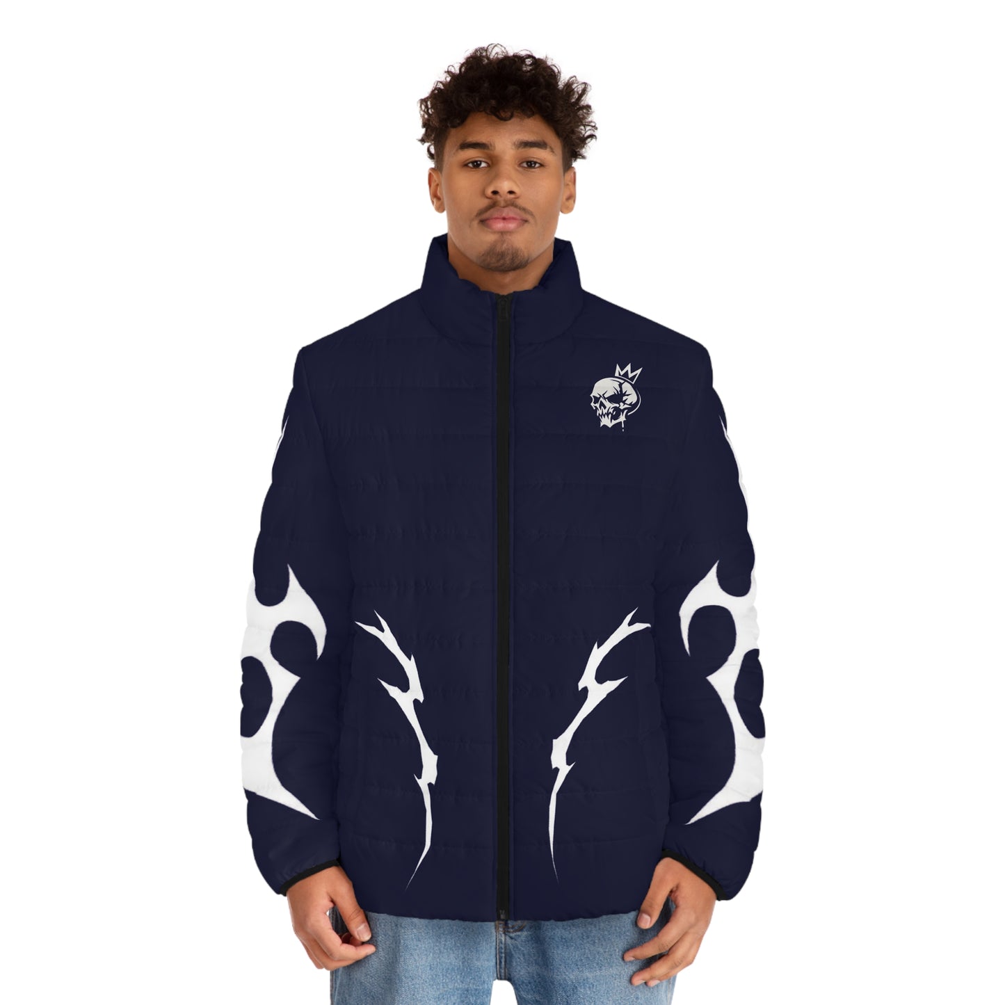 KRAZE Streetwear “Tribal Flame” Puffer Jacket