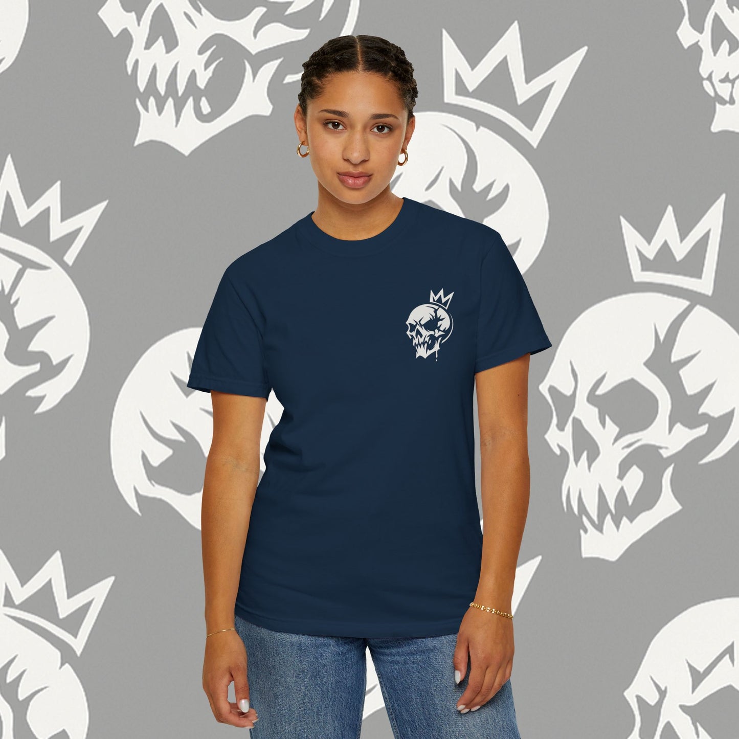 KRAZE (Ashcrown©) White Skull Shirt