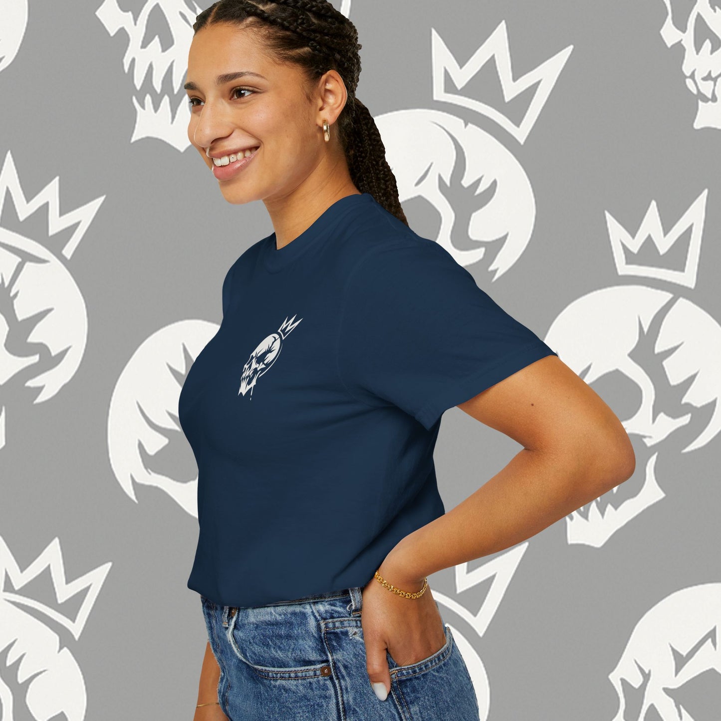 KRAZE (Ashcrown©) White Skull Shirt