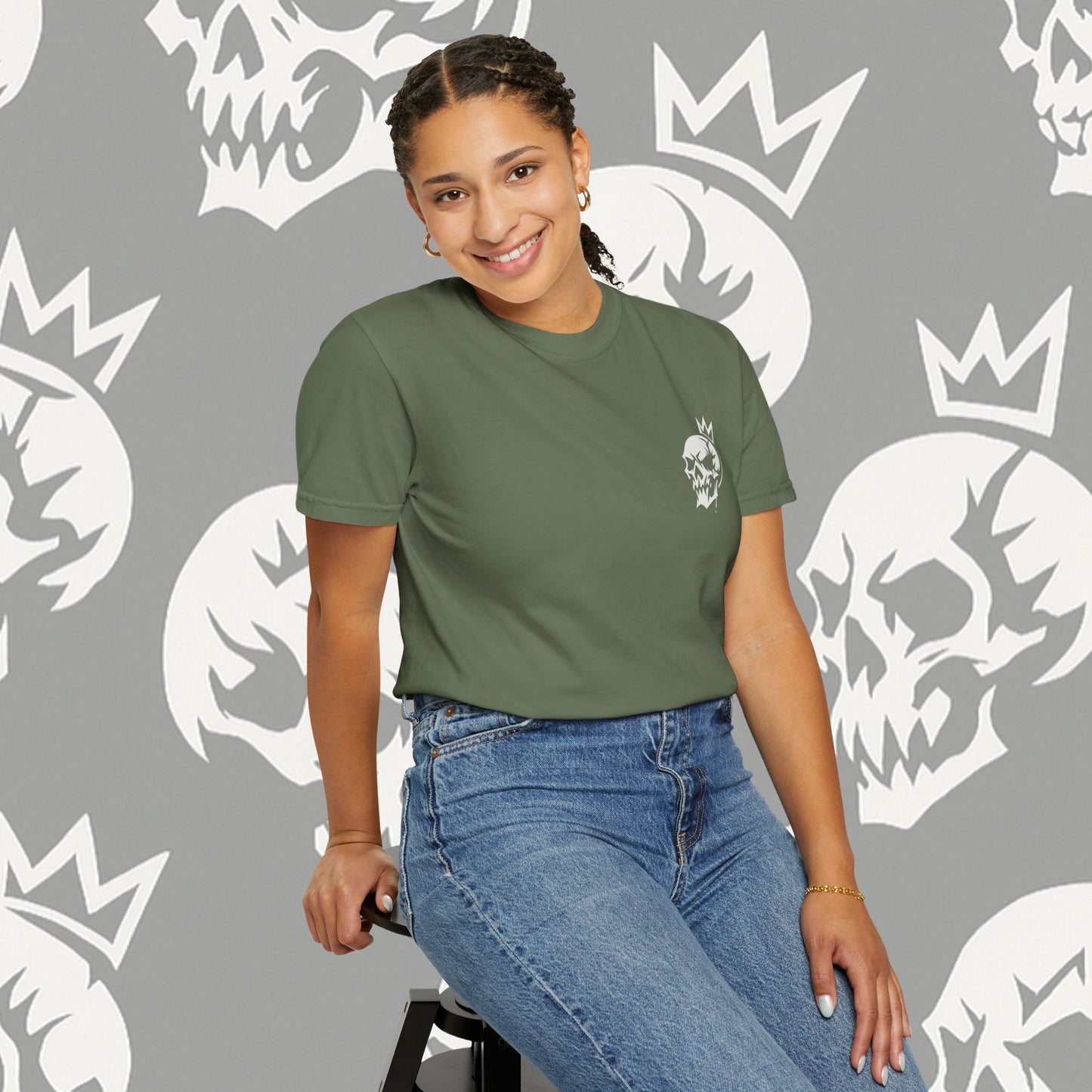 KRAZE (Ashcrown©) White Skull Shirt