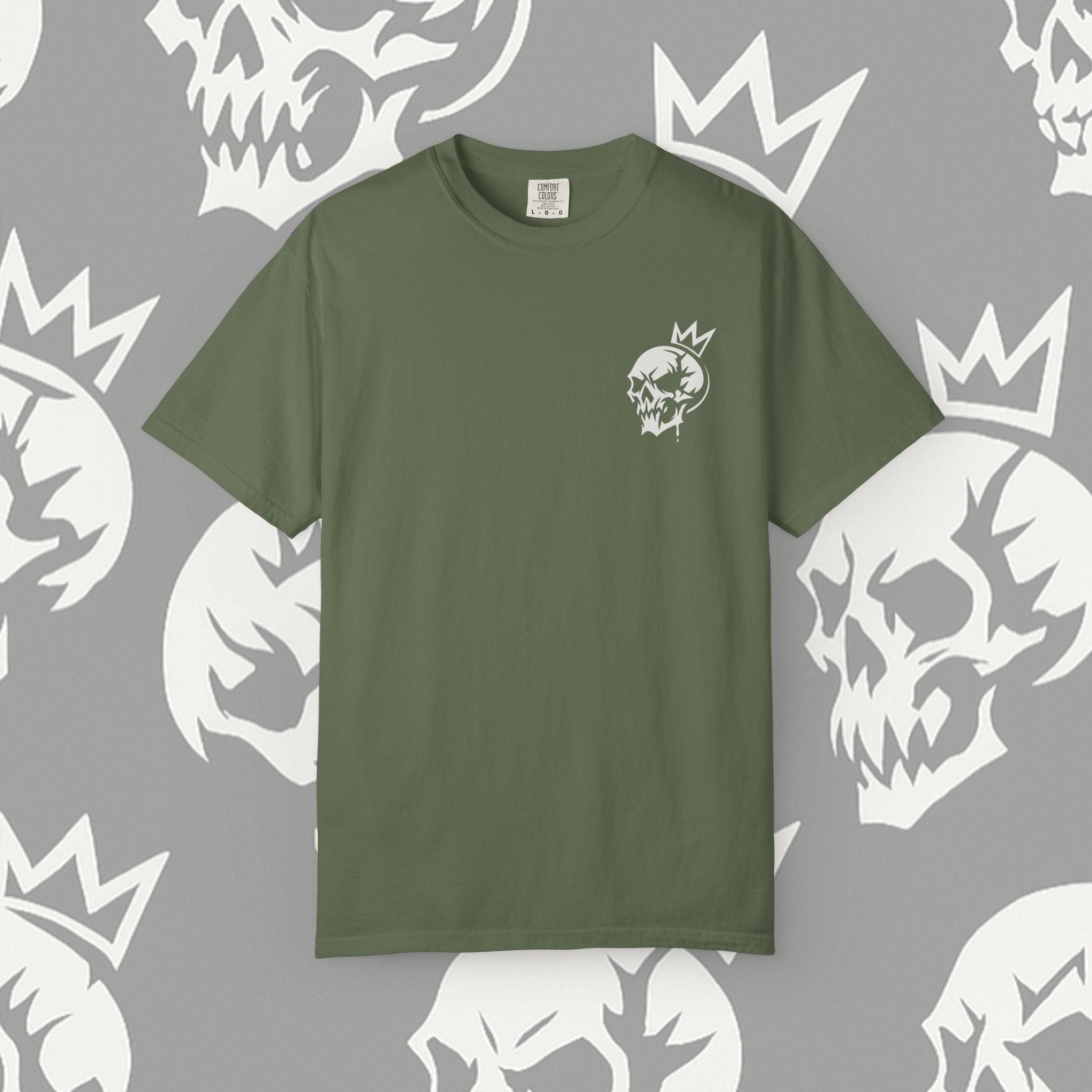 KRAZE (Ashcrown©) White Skull Shirt