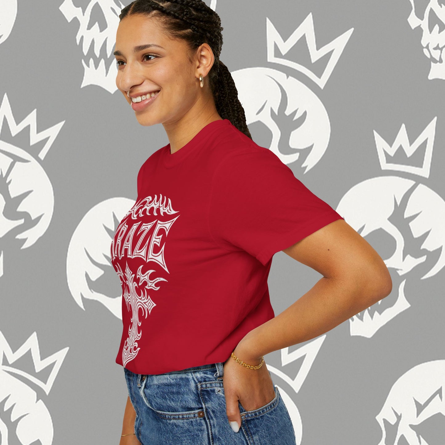 Kraze "NOIR CROSS" shirt