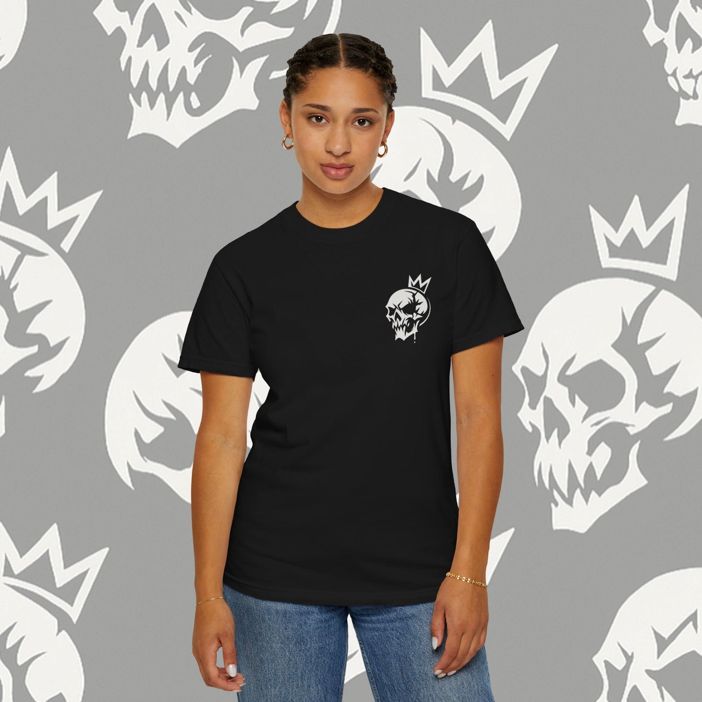 KRAZE (Ashcrown©) White Skull Shirt