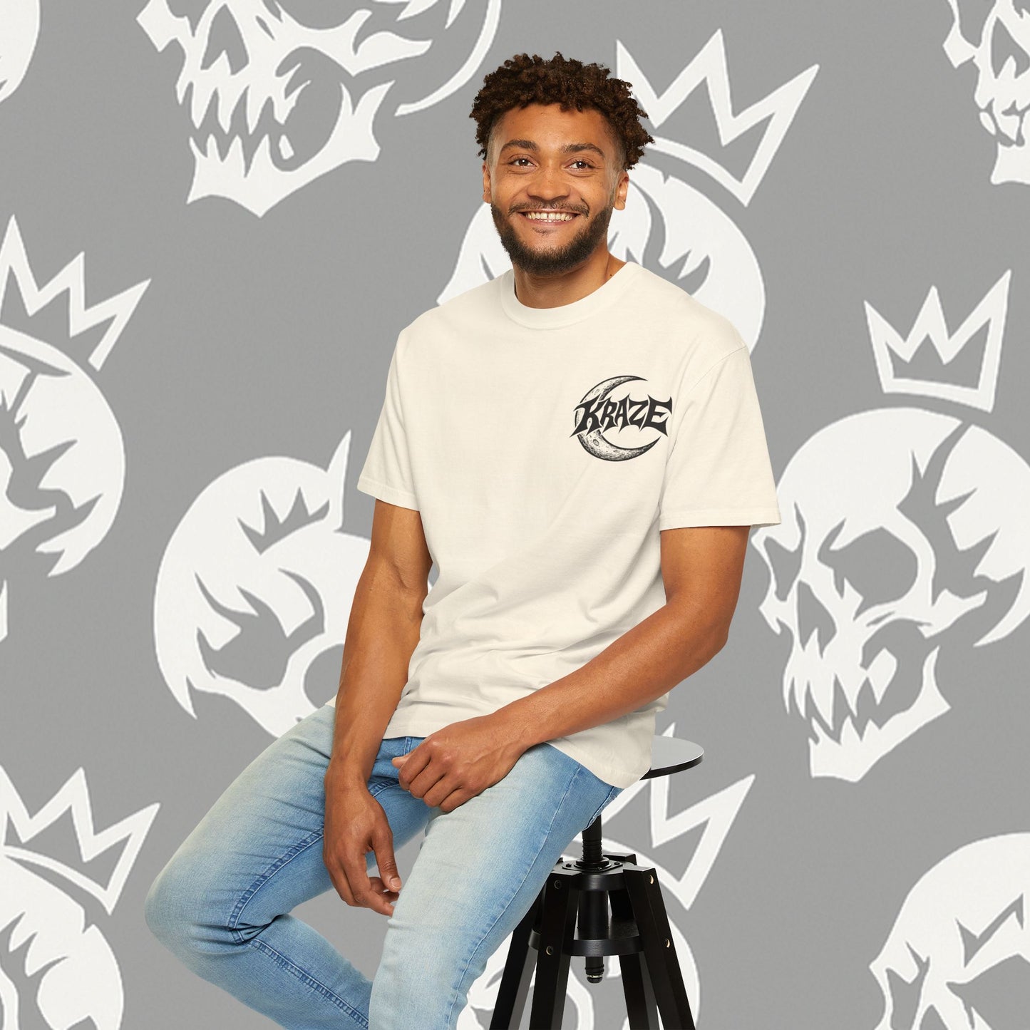 Kraze "Heaven Got Hacked" Shadow Moon Shirt