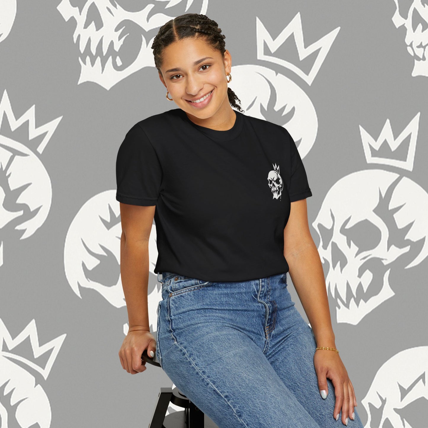 KRAZE (Ashcrown©) White Skull Shirt