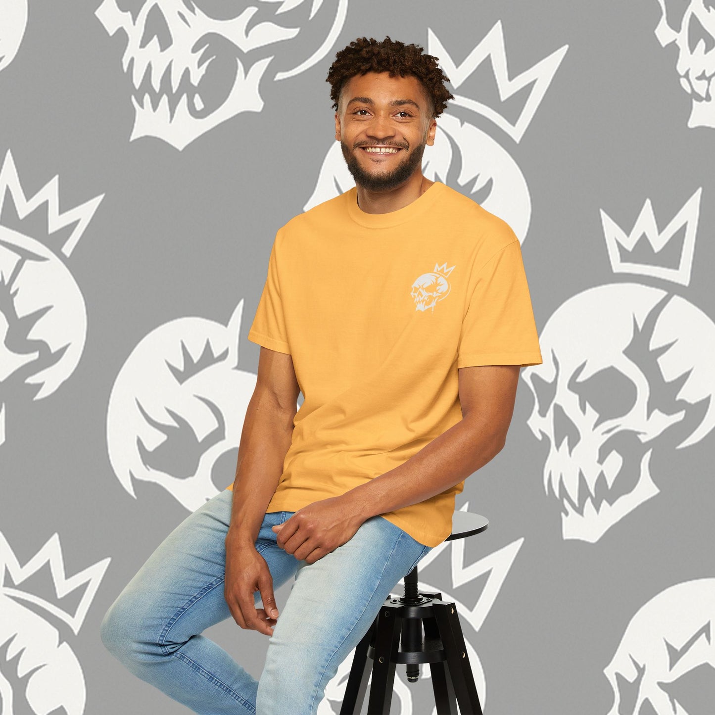 KRAZE (Ashcrown©) White Skull Shirt