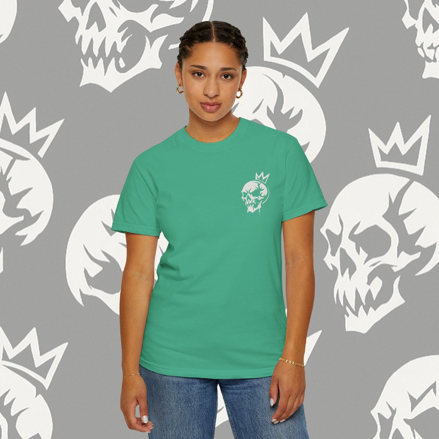 KRAZE (Ashcrown©) White Skull Shirt