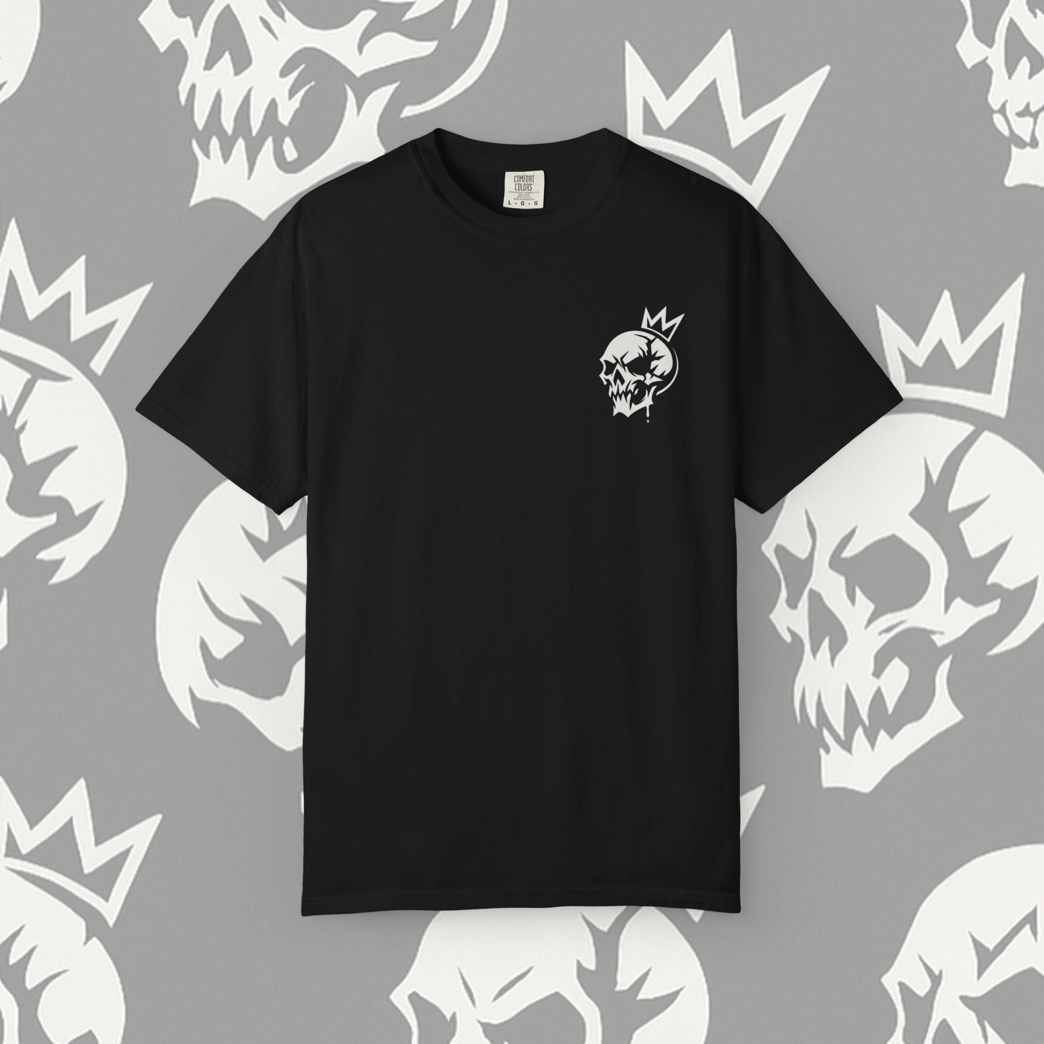 KRAZE (Ashcrown©) White Skull Shirt