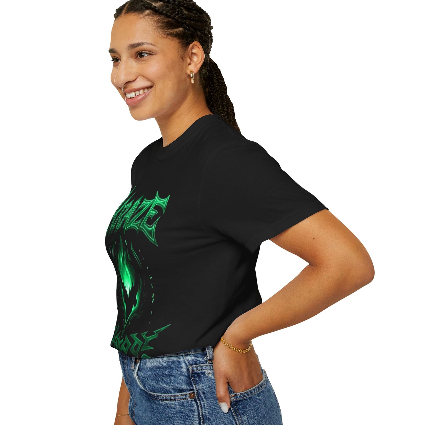 Kraze Tribal Mint Flame shirt