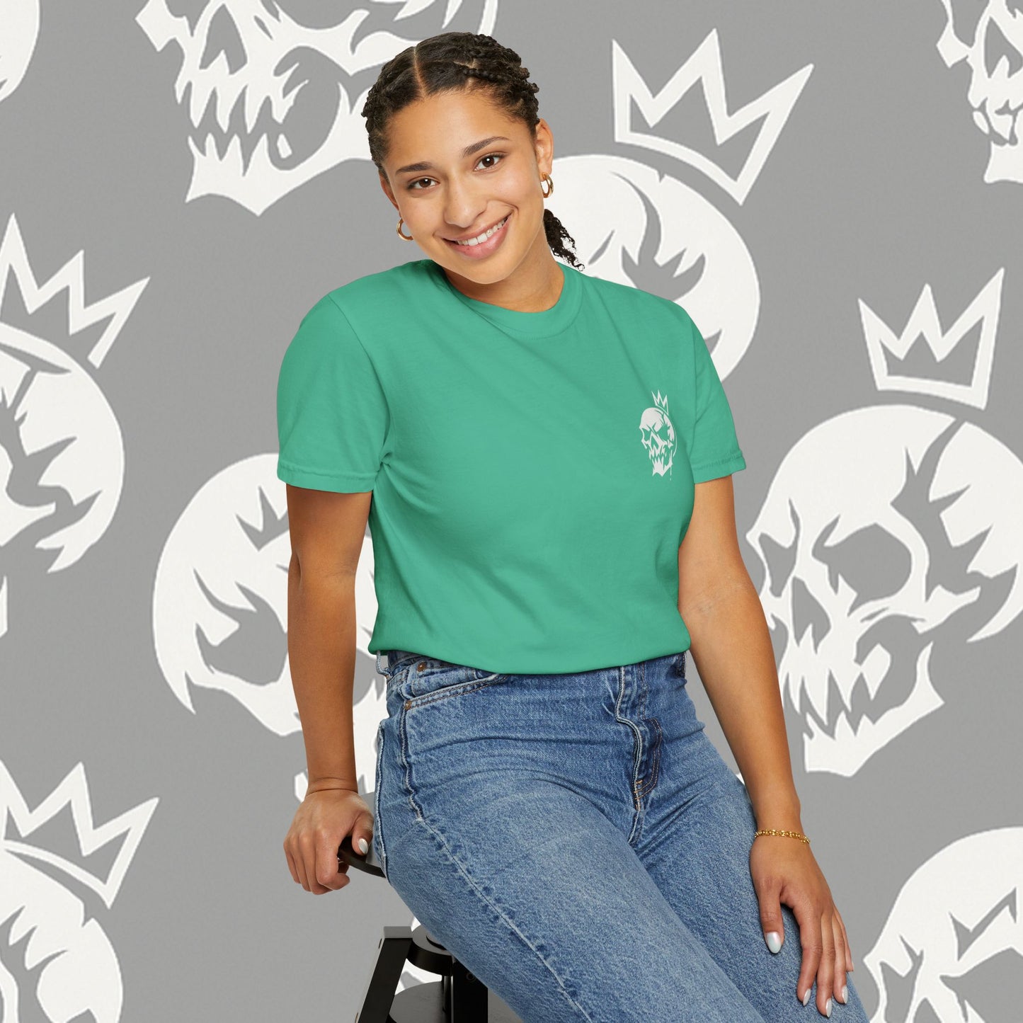 KRAZE (Ashcrown©) White Skull Shirt