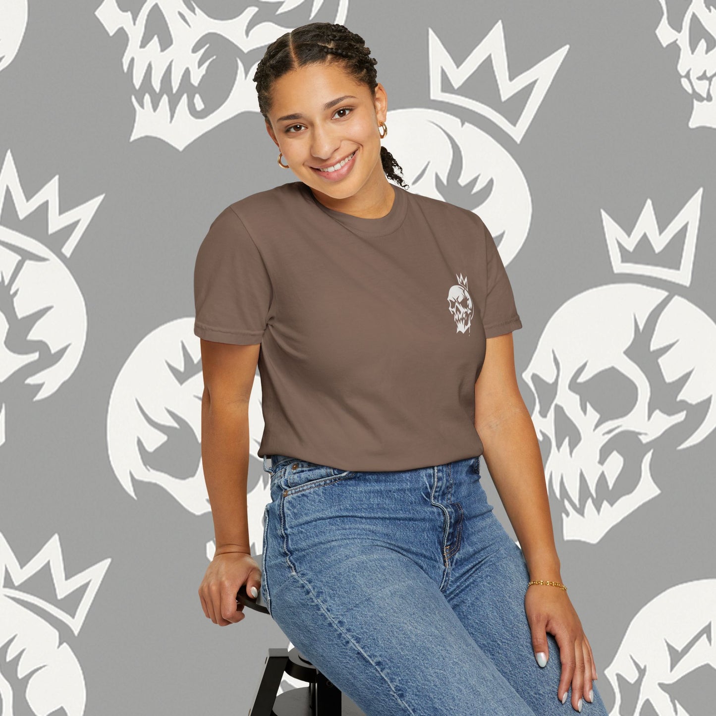 KRAZE (Ashcrown©) White Skull Shirt