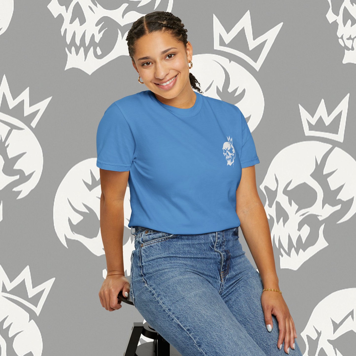 KRAZE (Ashcrown©) White Skull Shirt