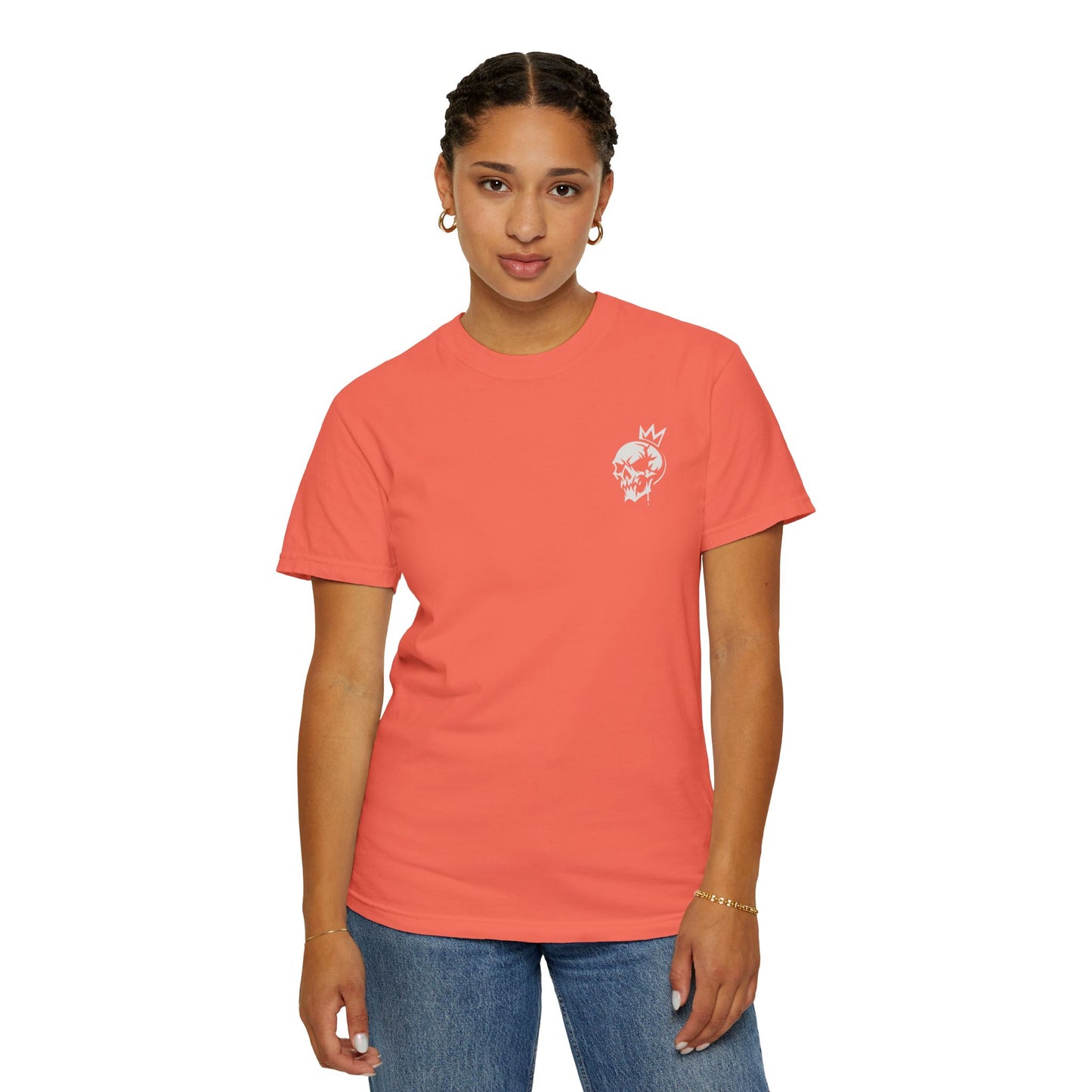 KRAZE Streetwear White Skull Shirt