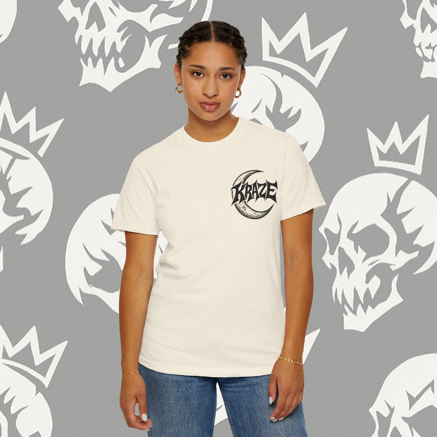 Kraze "SHADOW MOON" shirt. "HEAVEN GOT HACKED" collection