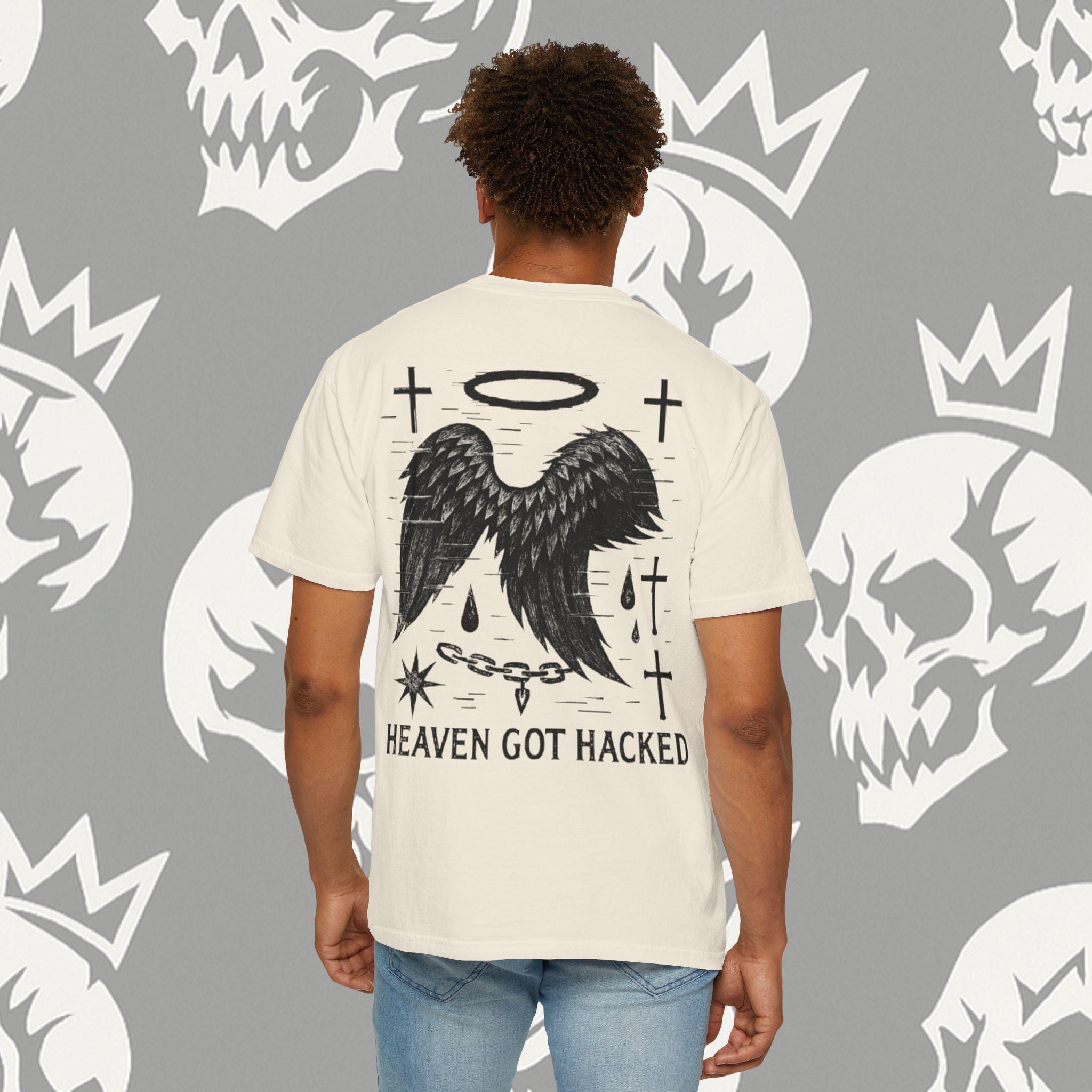 Kraze "SHADOW MOON" shirt. "HEAVEN GOT HACKED" collection