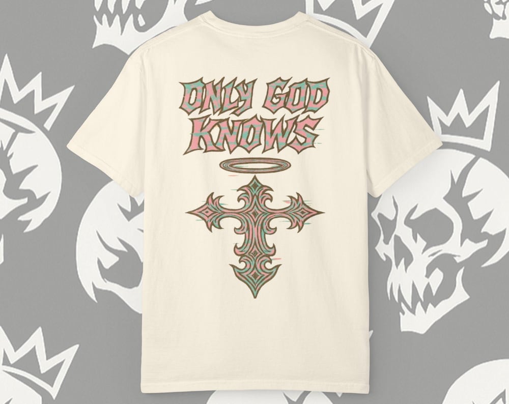 KRAZE "ONLY GOD KNOWS" cross shirt